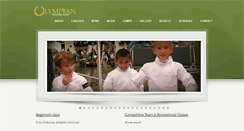 Desktop Screenshot of olympianfencing.com